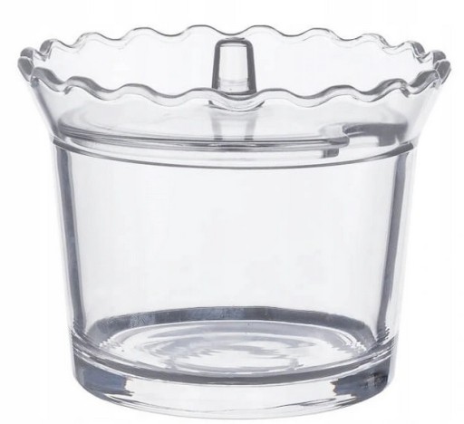 CUKROVKA cukornička GLASS volánik 2035