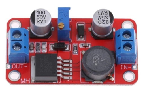 DC-DC Step-Up modul meniča 5-40V 5A