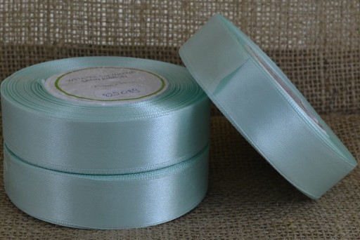 Ozdobná saténová stuha 25mm 32mb mint