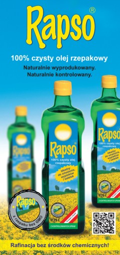 RAPSO RAFINOVANÝ REPKOVÝ OLEJ 0,75L 750ML