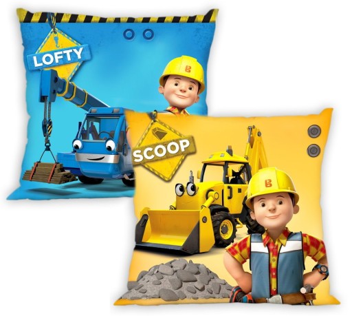 Obliečka na vankúš 40x40 pre deti Bob Builders