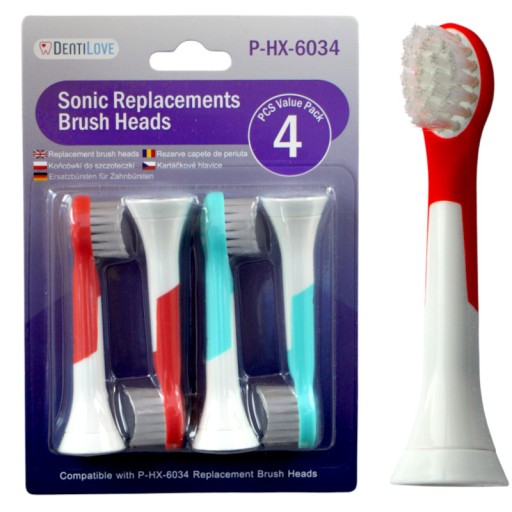 Hlavice zubnej kefky Philips Kids 3+ HX6034 12 kusov - náhrada