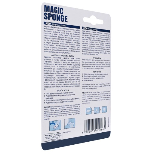 Magická špongia na umývanie stien, riadu, pohoviek, kože, čistenie škvŕn od špiny