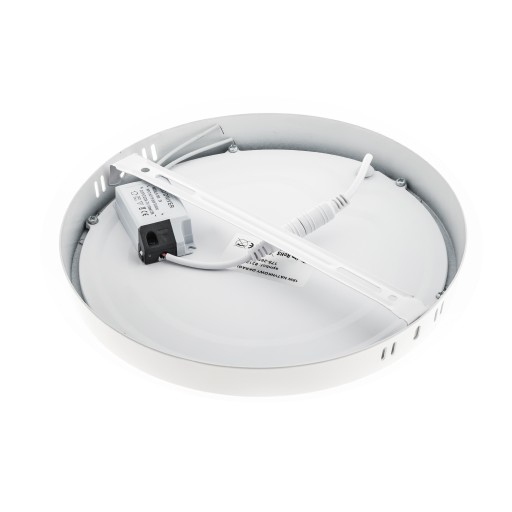 POVRCHOVÝ okrúhly LED stropný panel LED PANEL 18W 1620lm Nebliká CCD SLIM