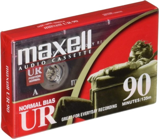 NOVÁ kazetová páska Maxell UR 90