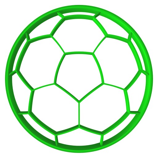 Formička Vykrajovačka na perníčky ŠPORTOVÝ FUTBAL 8cm