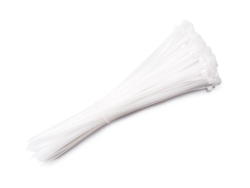 KABELOVÉ VIAZAKY KABELOVÉ VIAZAČKY BIELE 5x250mm 100KS