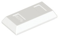 LEGO 99563 biela TYČ NEW (1g) 4 ks.