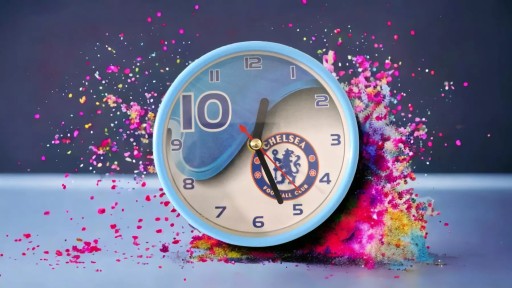 HODINKY FANOUŠKA BUDÍK SILENT CHELSEA CLOCK LONDÝN PERFEKTNÝ DARČEK PRE FANÚŠIKOV