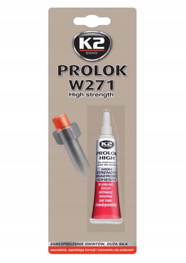 LEPIDLO NA Skrutkovacie závity ČERVENÉ 6 ML VYSOKÁ PEVNOSŤ