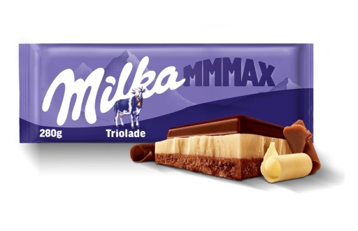 Milka veľká mliečna čokoláda Mmmax Triolade 280 g