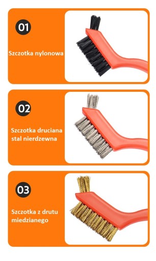 SADA 3 DRÔTENÝCH KIEF 175mm MOSADZNÁ OCEL NYLON