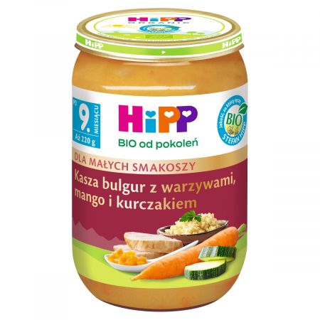 Pre malých labužníkov Bulgur krúpy s mangovou zeleninou 220g