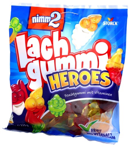Ovocné želé s vitamínmi Nimm2 Heroes 225g DE
