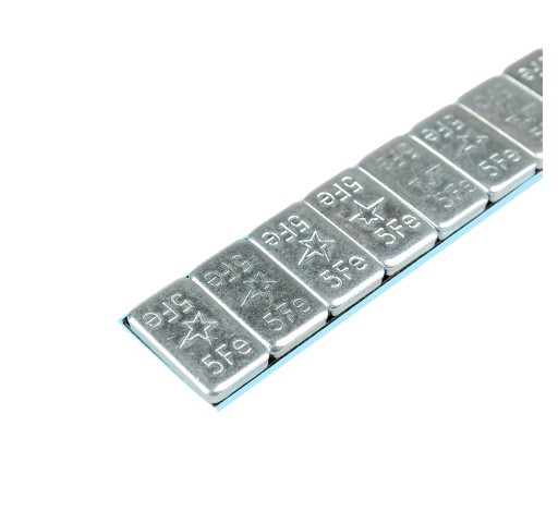 Závažia lepené na hliníkové ráfiky, pozinkované FIVESTARS 12x5g