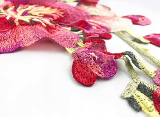 KVET Aplikácia nášivkovej výšivky VEĽKÁ - 52cm