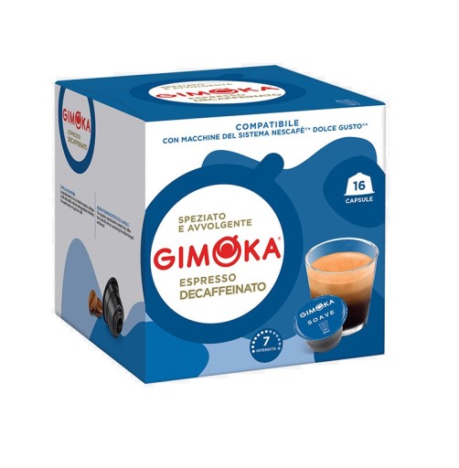Kávové kapsule Gimoka DECA pre Dolce Gusto 16