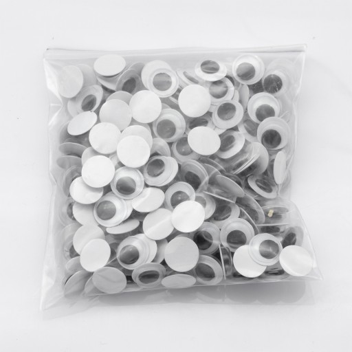 Oči pre hračky plastové 12x3mm 220ks/20g