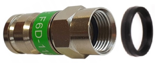 Kompresný konektor F 113 Kompresný konektor pre kábel RG 6 TRISET TRISHIELD