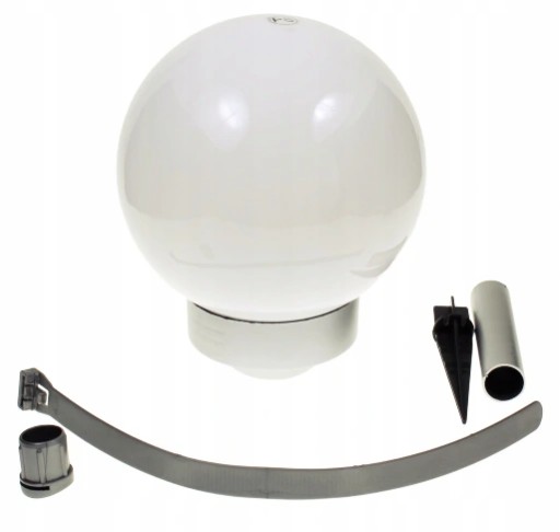 Balkónová záhradná dekorácia Guľa 15cm Imitácia ako solárna lampa