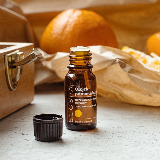 PRÍRODNÝ POMARANČOVÝ ESENCIÁLNY OLEJ 10 ML AROMATHERAPY ECOSPA
