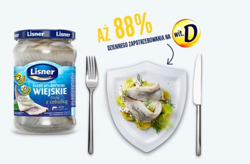Vidiecke filety zo sleďa s cibuľou - Lisner 600g