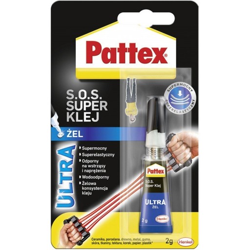 Gélové lepidlo Pattex Ultra S.O.S 2 g