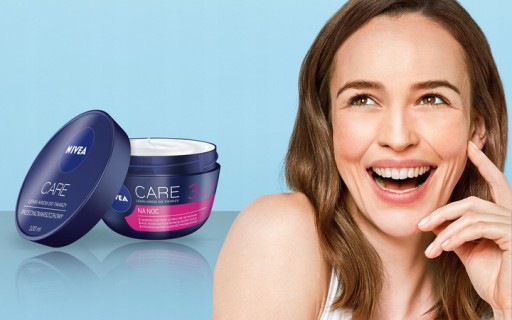 NIVEA Care nočný krém na tvár 3v1 100ml