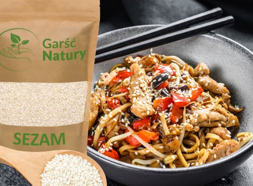 SEZAMOVÉ SEMIENKY Biele lúpané SEMENÁ 0,1 kg Čisté vysoko kvalitné BEZ GMO pre SUSHI 100 g