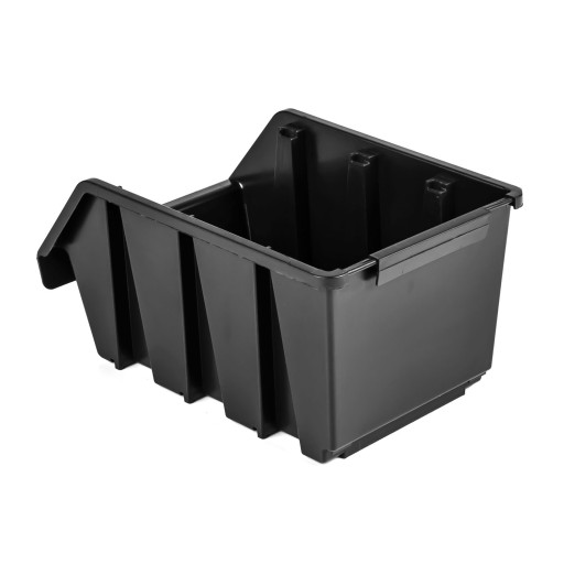 Organizér kontajnerov na odpadky čierny 240x170x125