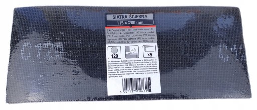 BRÚSNA SIEŤKA 120 (balenie 5 ks) 115x280mm
