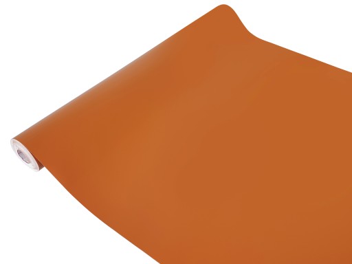 PVC dyha na písací nábytok, matná oranžová, 1 m
