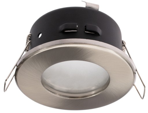 Svietidlo HALOGEN Okrúhle AQUS GU10 IP44 Satin