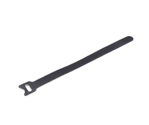 Suchý zips na udicu páska 15cm x2 SILNÝ VELCRO čierny 2ks
