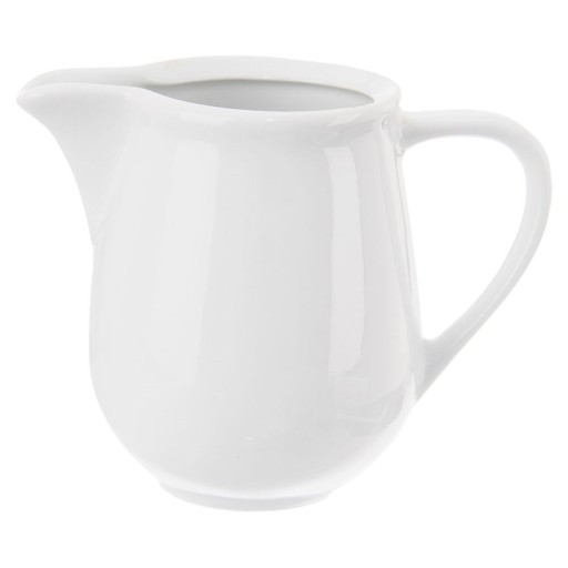 Veľký porcelánový džbán MLECZNIK na mlieko, smotanu, omáčky, dipy, 260 ml