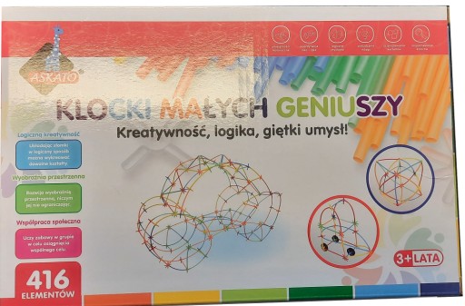 Bloky malých géniov, midi slamky, 416 prvkov