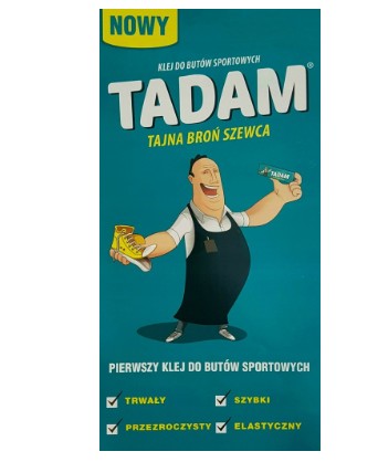 TADAM 9G UNIVERZÁLNE LEPIDLO NA ŠPORTOVÚ OBUV, GÉL