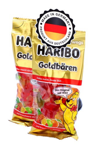 HARIBO MINI Golden Teddy Bears ovocné želé 75g DE