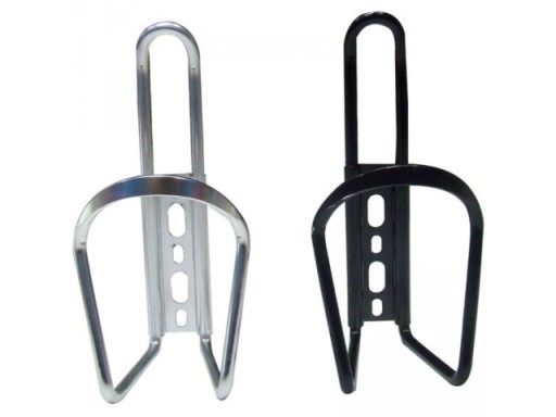Držiak na fľašu na bicykel, košík na fľašu, čierna kovová fľaša na bicykel