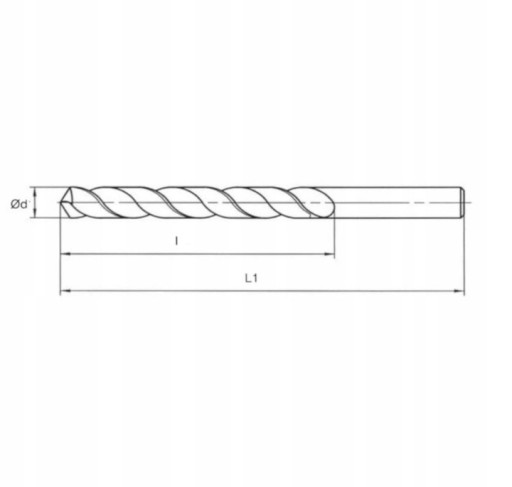 KOBALTOVÝ VRTÁK FI-3,5MM DO NEREZOVEJ OCELE DIN 338
