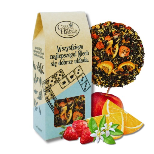 Čierne jablko pomarančový čaj ORANGE DREAM 70g