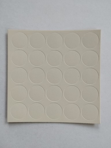 Čiapočka samolepiaca 14mm BEIGE CAME /050/ 25 ks.