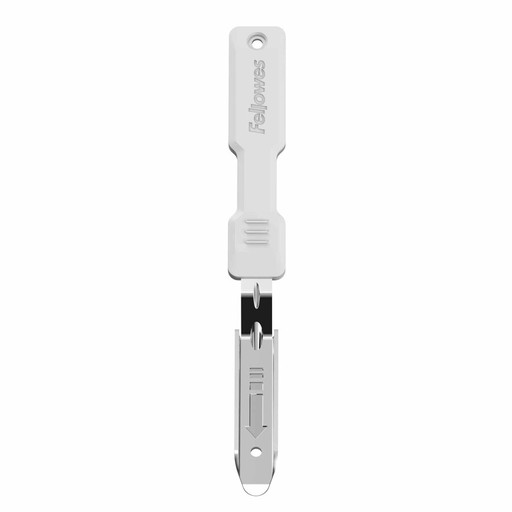 Fellowes LX815 odstraňovač sponiek s vrstvou Microban, BIELY