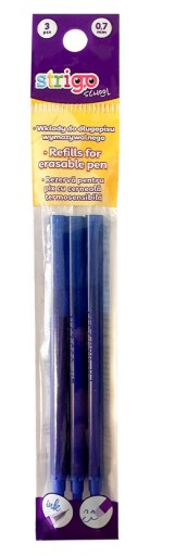 Stierateľná náplň do guľôčkových guliek 0,7 mm STRIGO A'3 BLUE