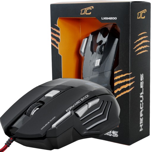 MYŠ HERNÁ MYŠ PC 2400 DPI USB KÁBLOVÁ