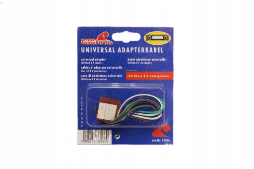 ISO rádiový konektor Univerzálny kockatý adaptér