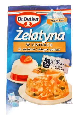 DR OETKER Želatína v listoch 10g