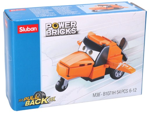 Bloky Sluban AUTO s očkami CARS 8 vzorov POWER BRICKS 6632