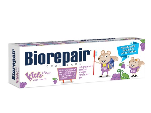 Biorepair Kids Grape zubná pasta pre deti 0-6 rokov - 50ml