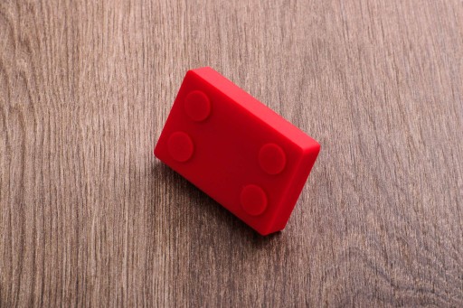 Gombík na detský nábytok GUMA RED BRICK GTV